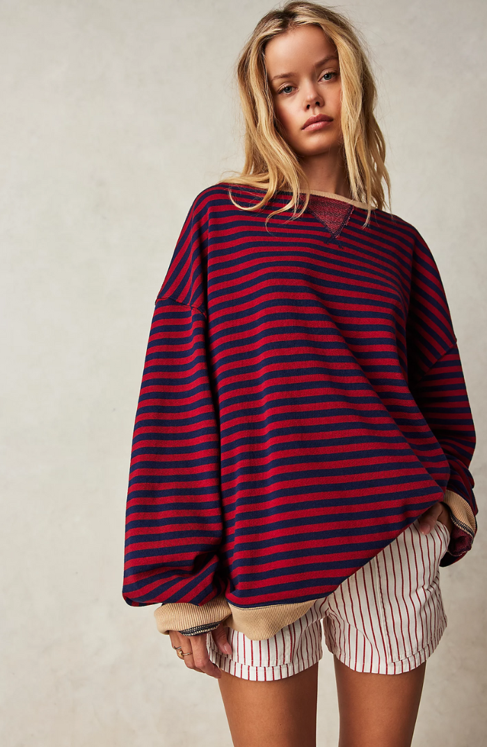 Stilla | Klassisk Stribet Pullover til Kvinder