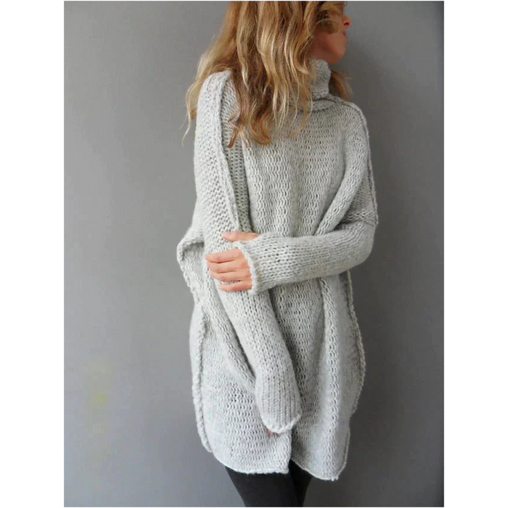 Stilla | Overdimensioneret Grå Pullover Premium