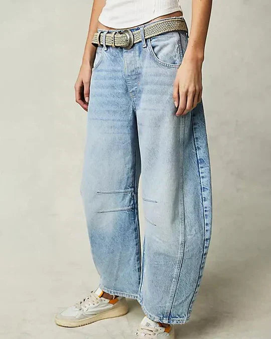Skovae | Mid Rise Fadedejeans til kvinder