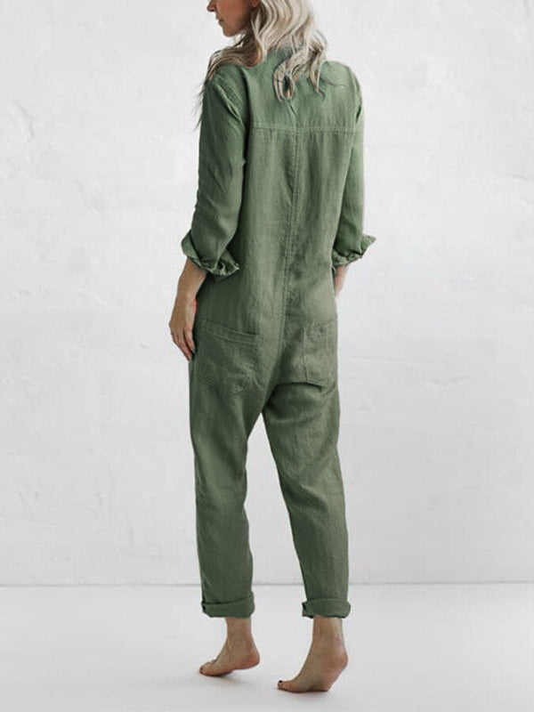 Stilla | Elegant Jumpsuit Med Lange Ærmer, Der Sikrer Stil Og Komfort