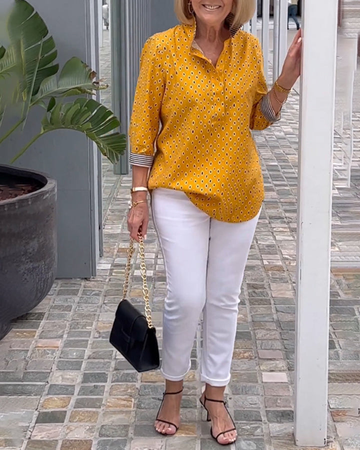 Stilla | Elegant Bluse med prikker