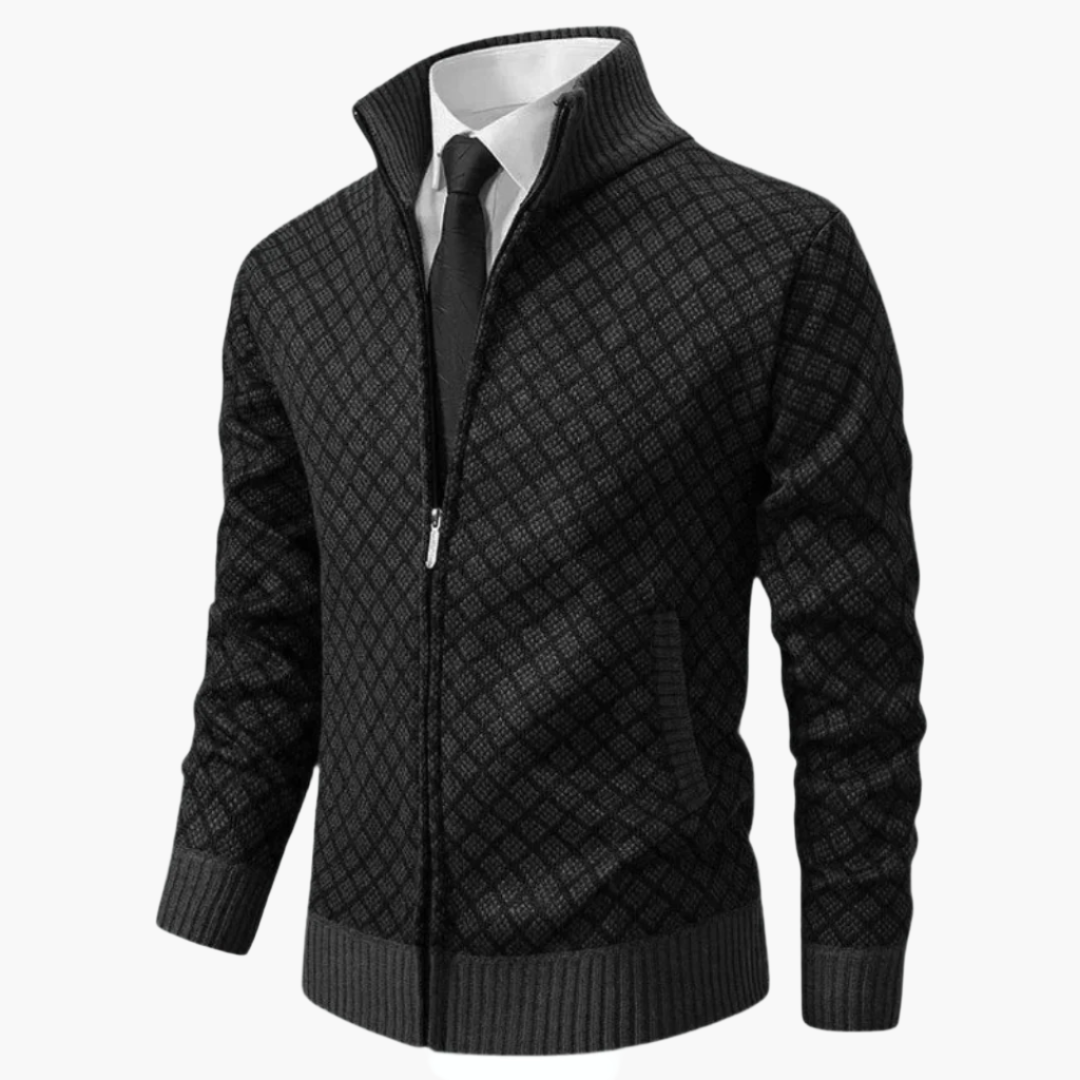 Stilla | Strikjakke I Business-Look - Elegant Fritids- og Kontorstil