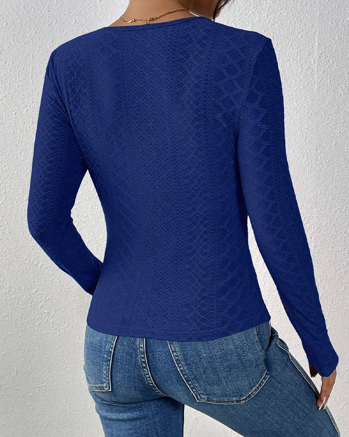 Stilla | V-udskæring og blondeindsats