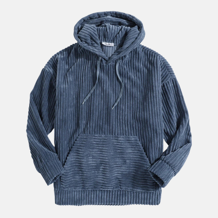 Stilla | Klassisk Hoodie Af Cordmateriale til Mænd