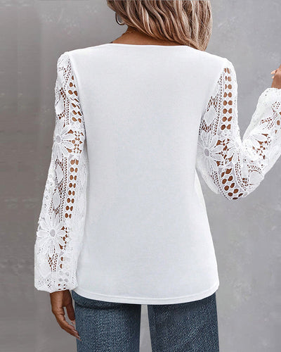 Stilla | Bluse med spids