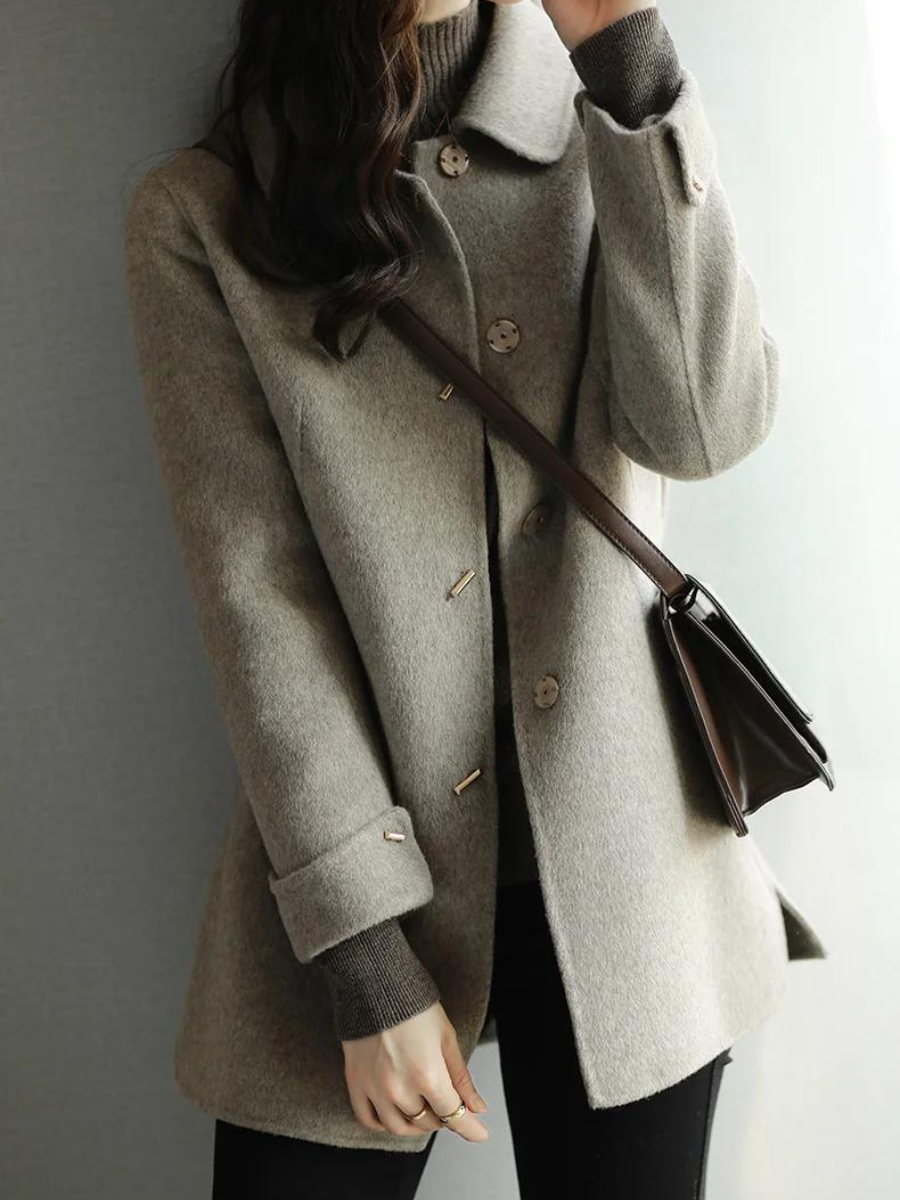 Stilla | Vintage Trenchcoat med knapkrave