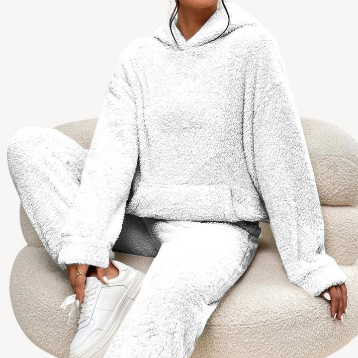 Stilla | Dame Fleece-Loungewear-Sæt Træningsdragt