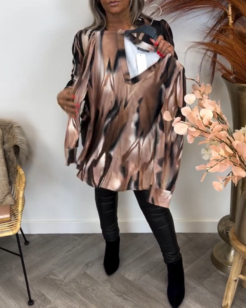 Stilla | Bluse med Kontrastfarver