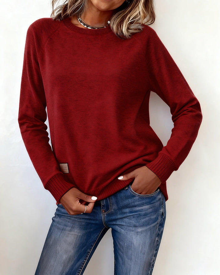 Stilla | Lækkert Sweatshirt med Rund halsudskæring