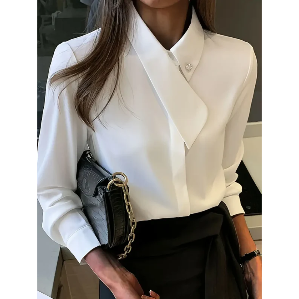 Stilla | Langærmet bluse til damer i trendy design