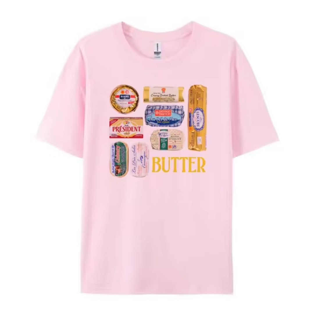Stilla | T Shirts Smør Retro
