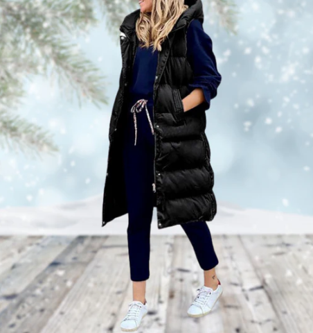 Stilla | Lang Gilet Manteau