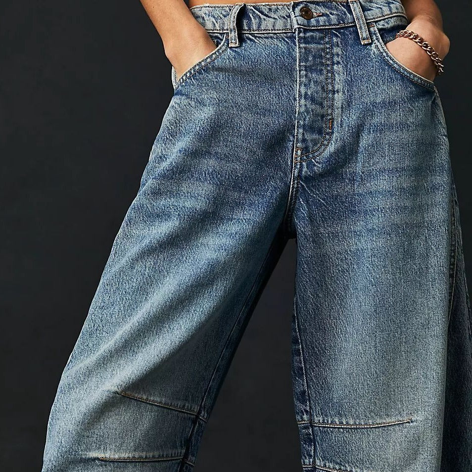 Stilla | Mid|Rise Barrel Jeans