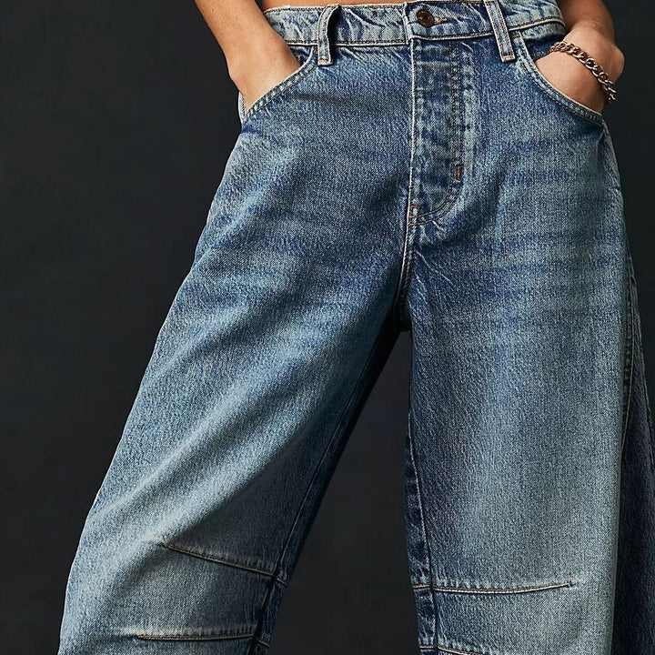 Stilla | Mid|Rise Barrel Jeans