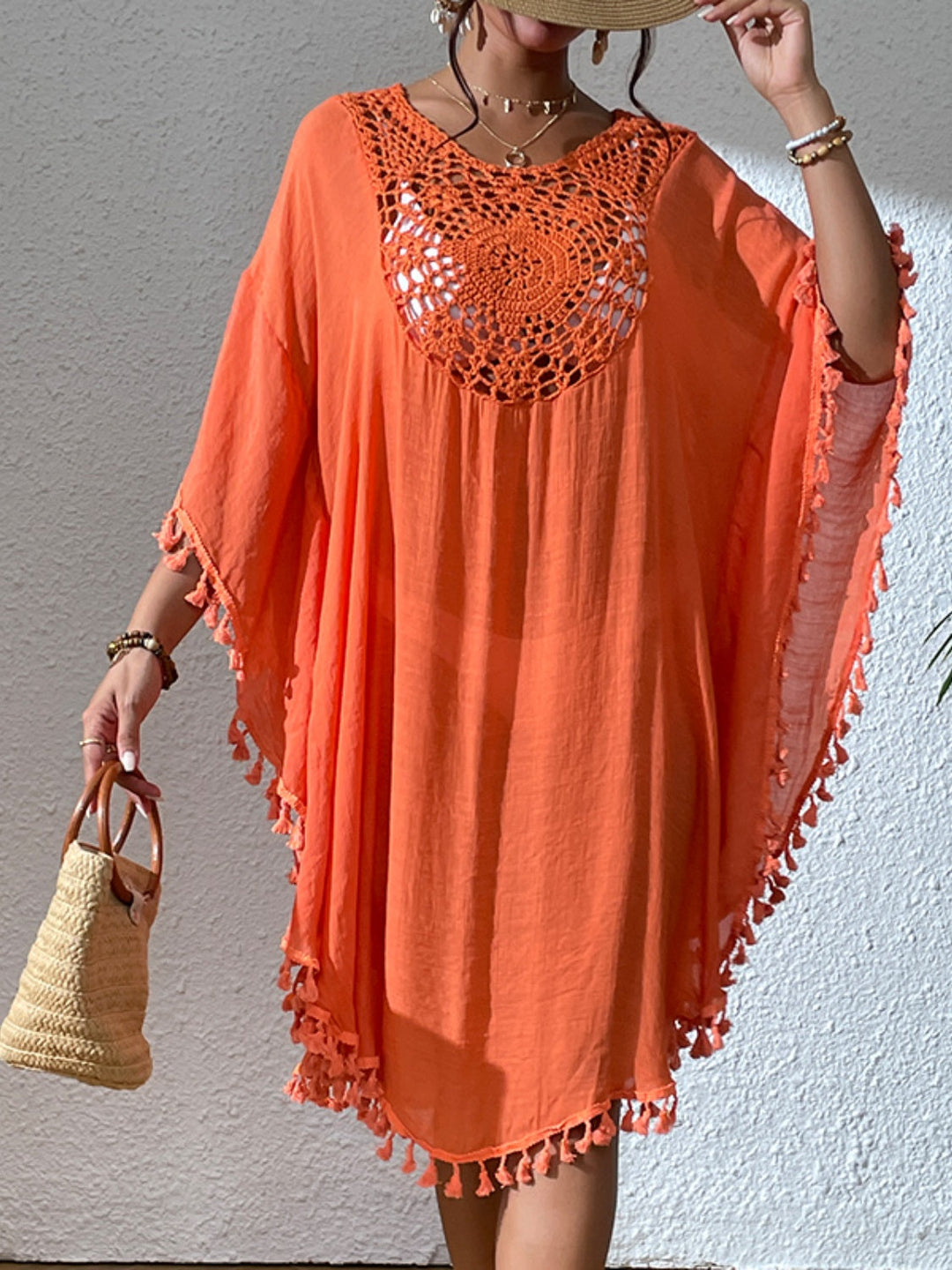Stilla | Cutout Scoop Neck Cover-up Kjole