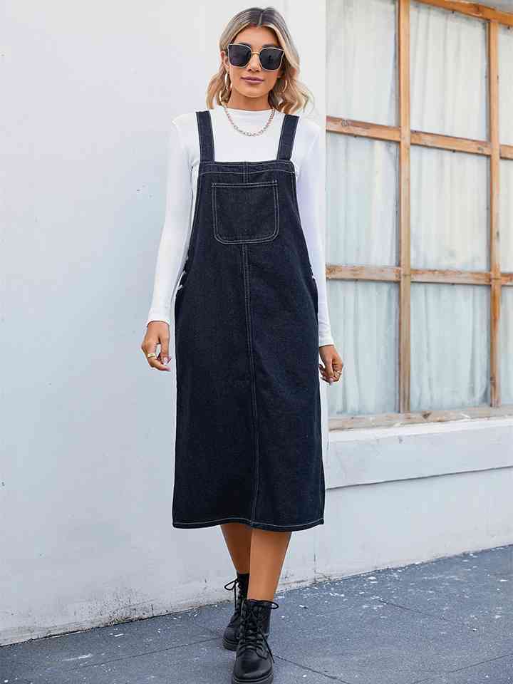 Stilla | Overall Kjole Med Lomme