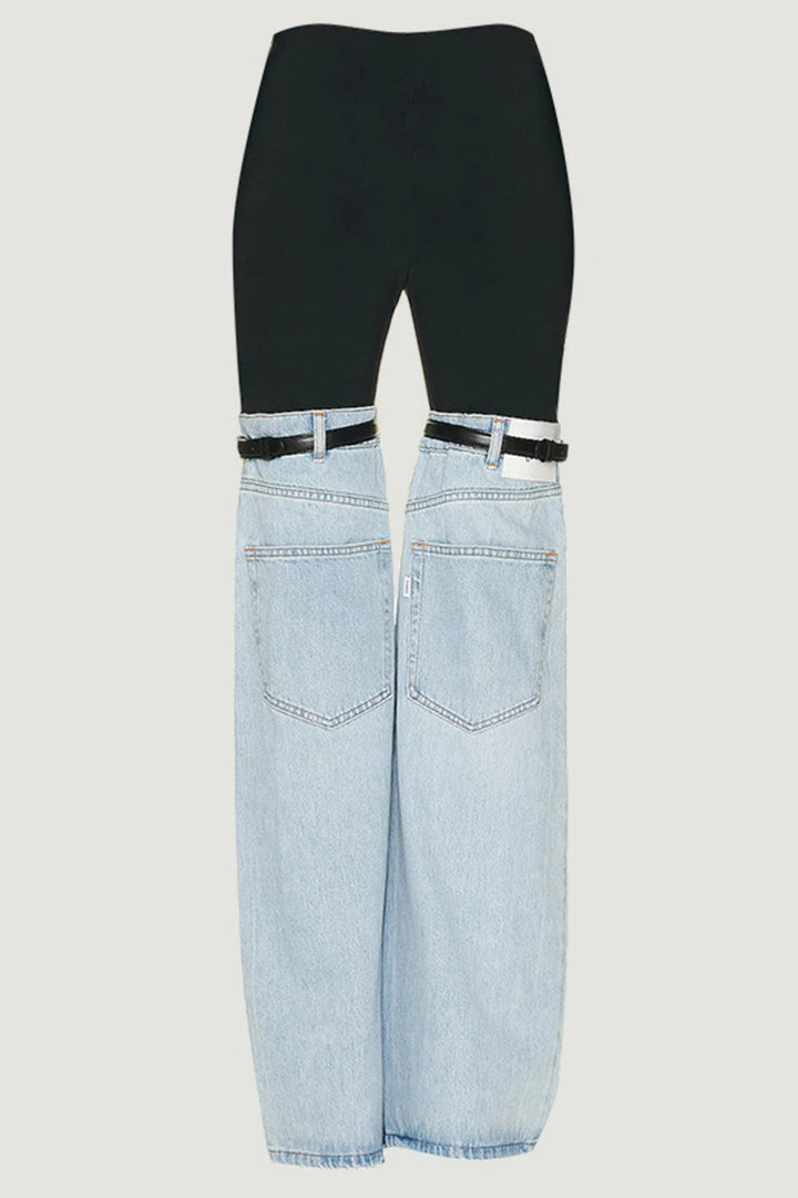 Stilla | Vaskede Jeans Med Lommer
