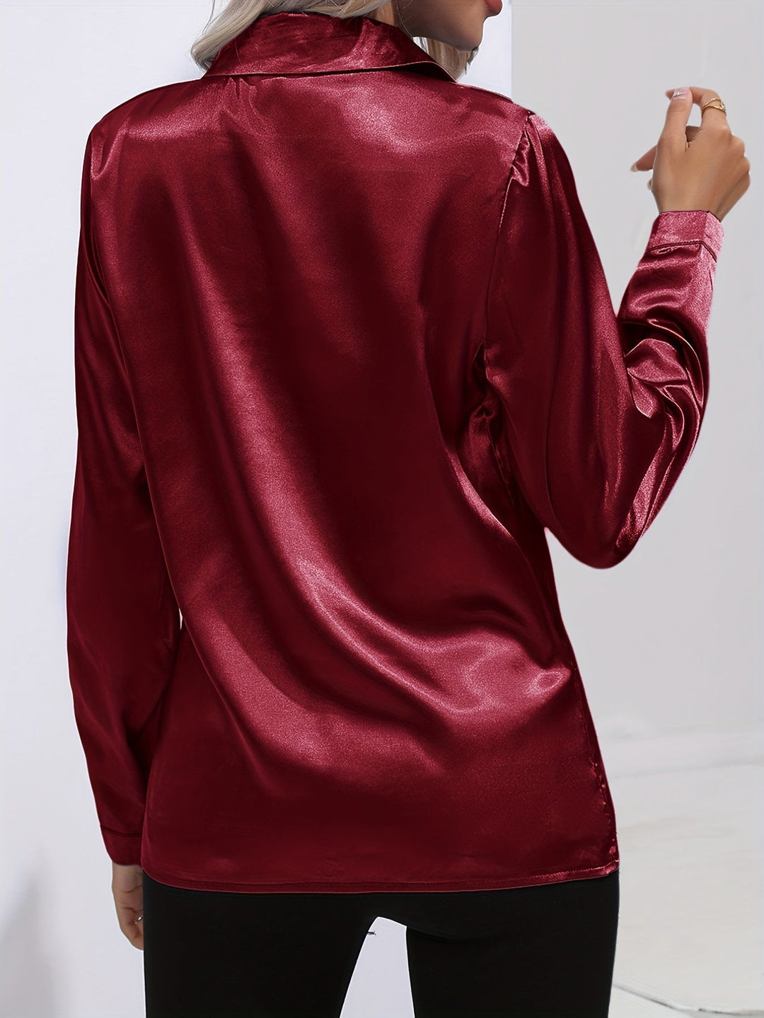 Stilla | Elegant Satinbluse