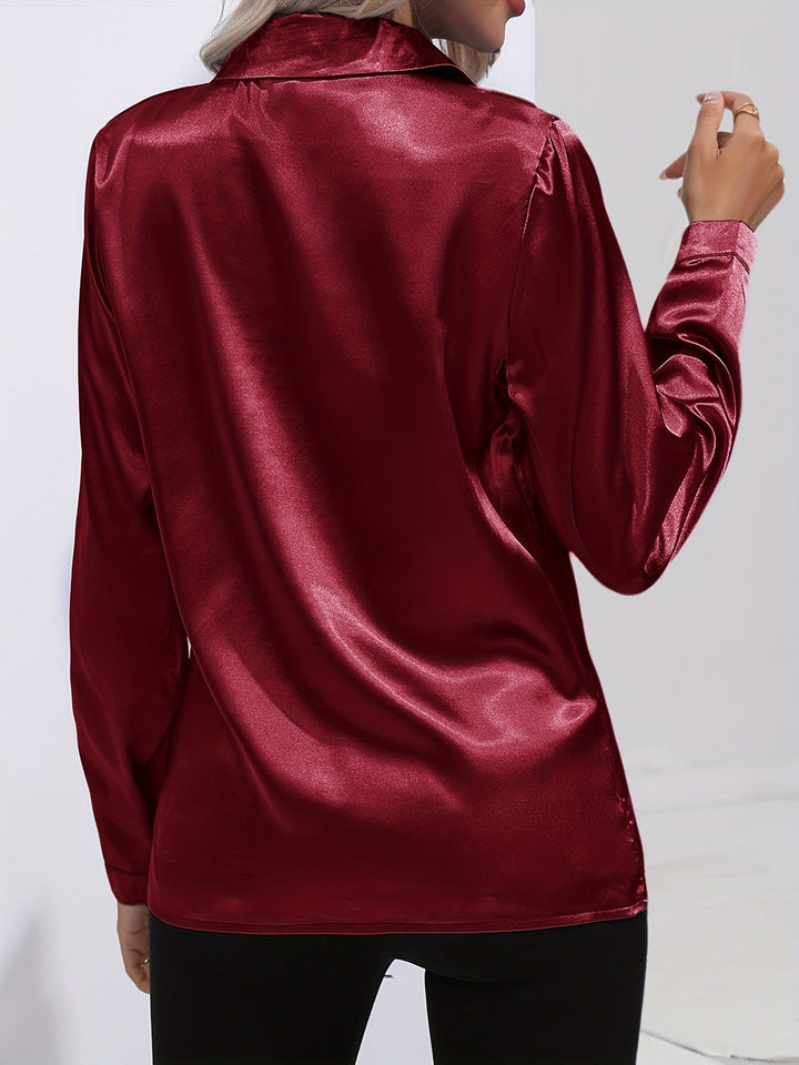 Stilla | Elegant Satinbluse