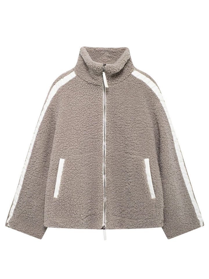 Stilla | Up Turtleneck Langærmet Plush Jakke