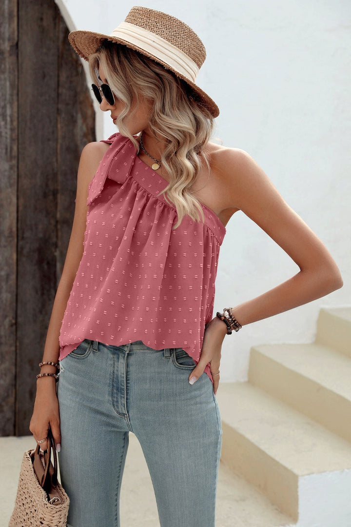 Stilla | Dot Single Shoulder Tank