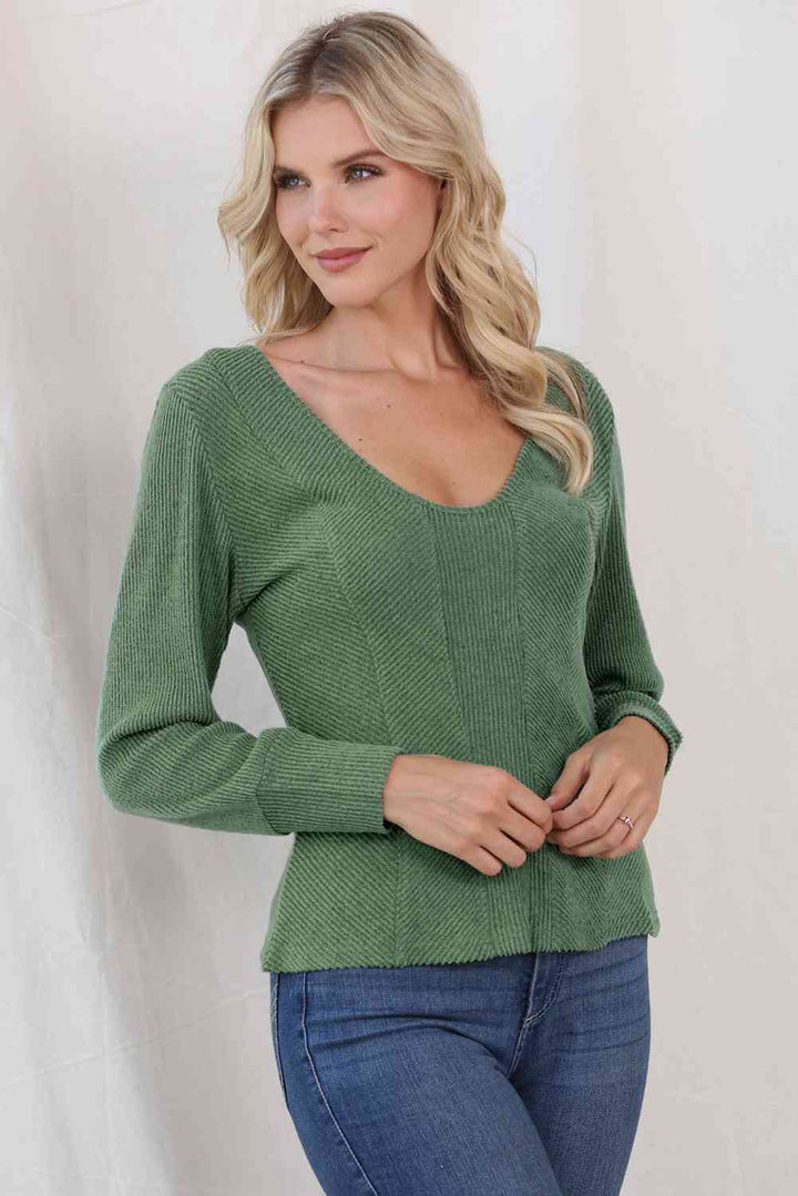 Stilla | Nakke Droppet Skulder Sweatshirt