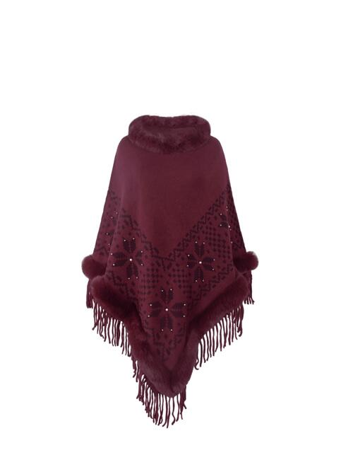 Stilla | Geometrisk Cape Ærme Poncho
