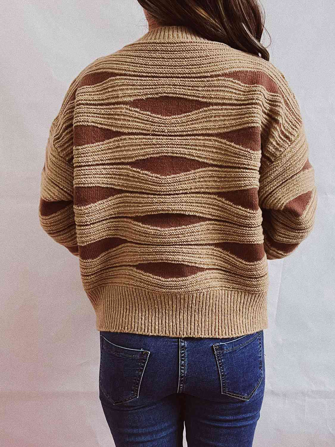 Stilla | Block Knap Front Cardigan