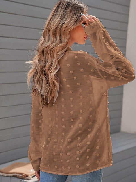 Stilla | Dot Drop Shoulder Skjorte