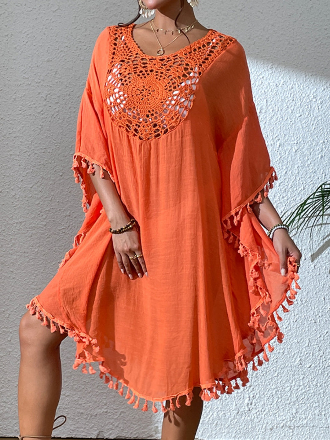 Stilla | Cutout Scoop Neck Cover-up Kjole