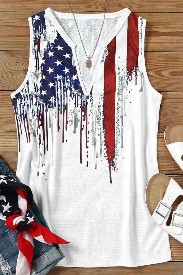 Stilla | Flag Notched Neck Tank