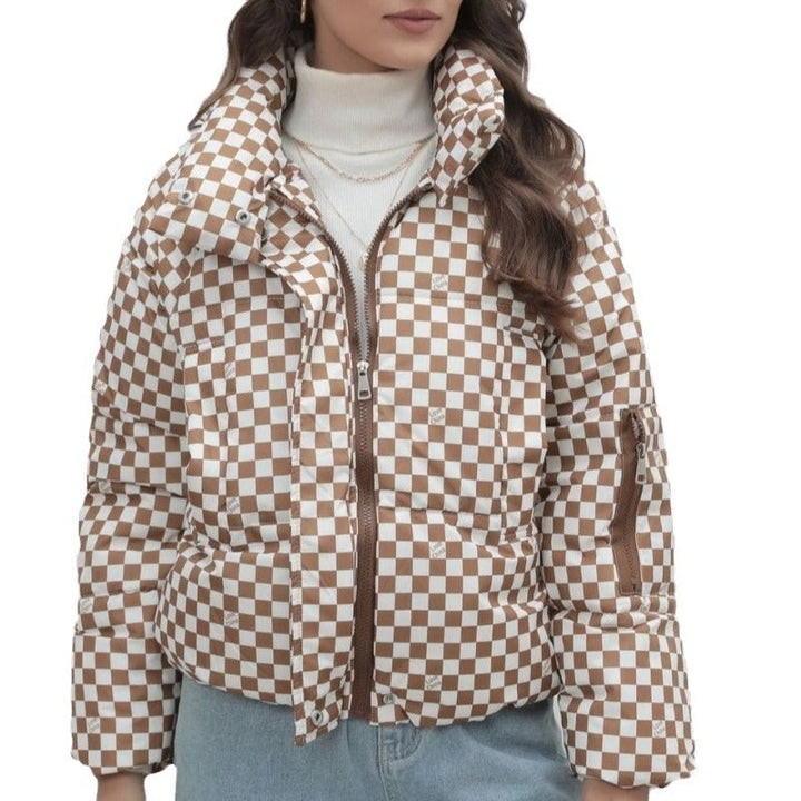 Stilla | Damers Quilted Vindjakke med Høj Krave