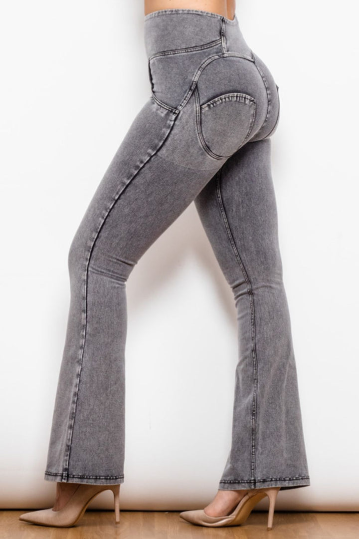 Stilla | Detalje Flare Lange Jeans