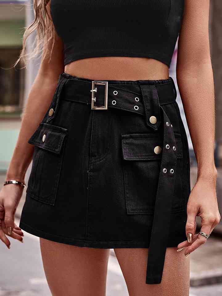 Stilla | Talje Denim Cargo Shorts