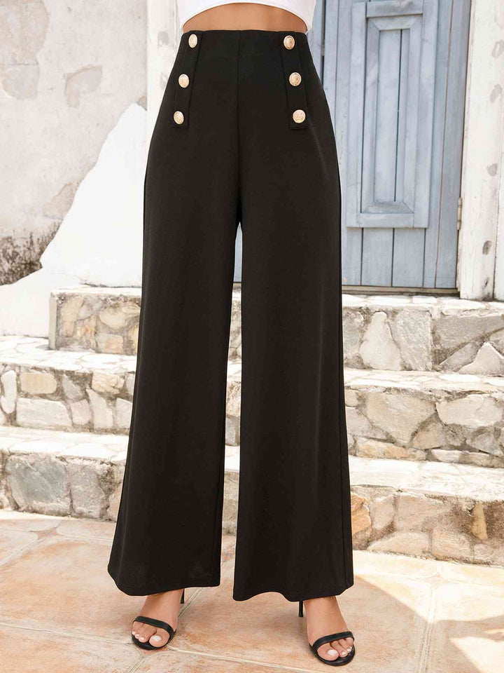 Stilla | High Waist Relax Fit Lange Bukser
