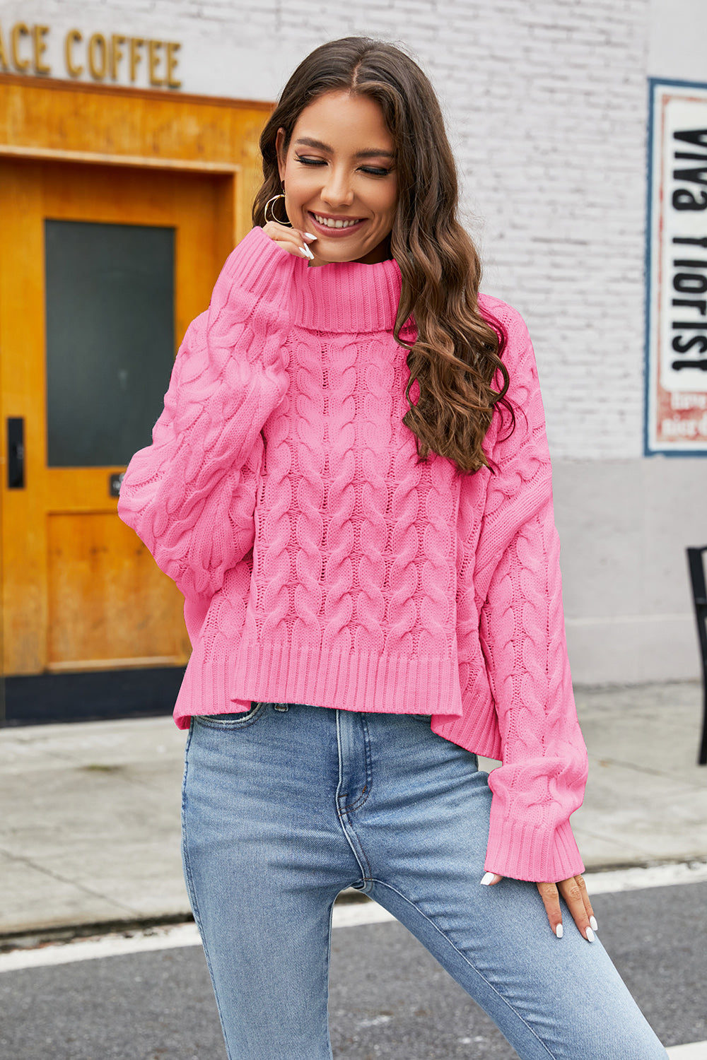 Stilla | Kabelstrik Langærmet sweater