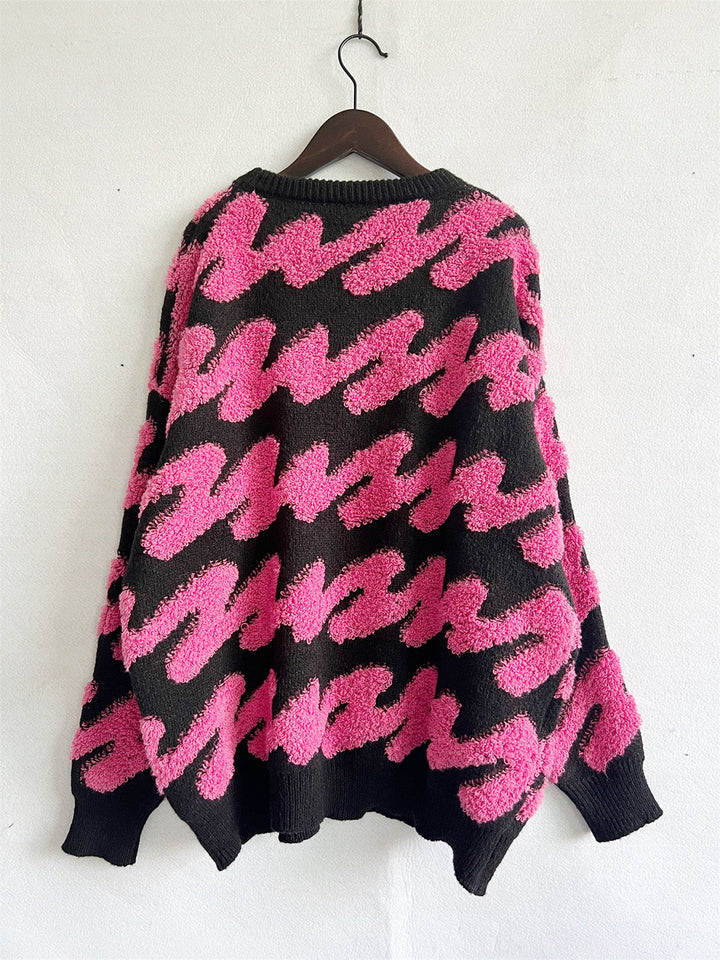 Stilla | Stribet Droppet Skulder Sweater