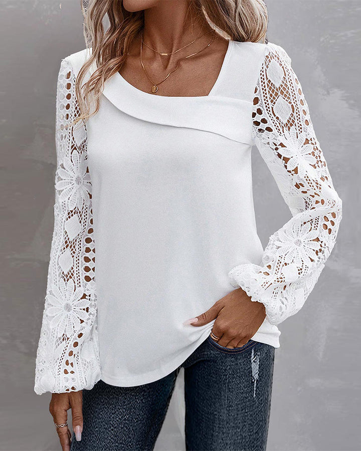 Stilla | Bluse med spids