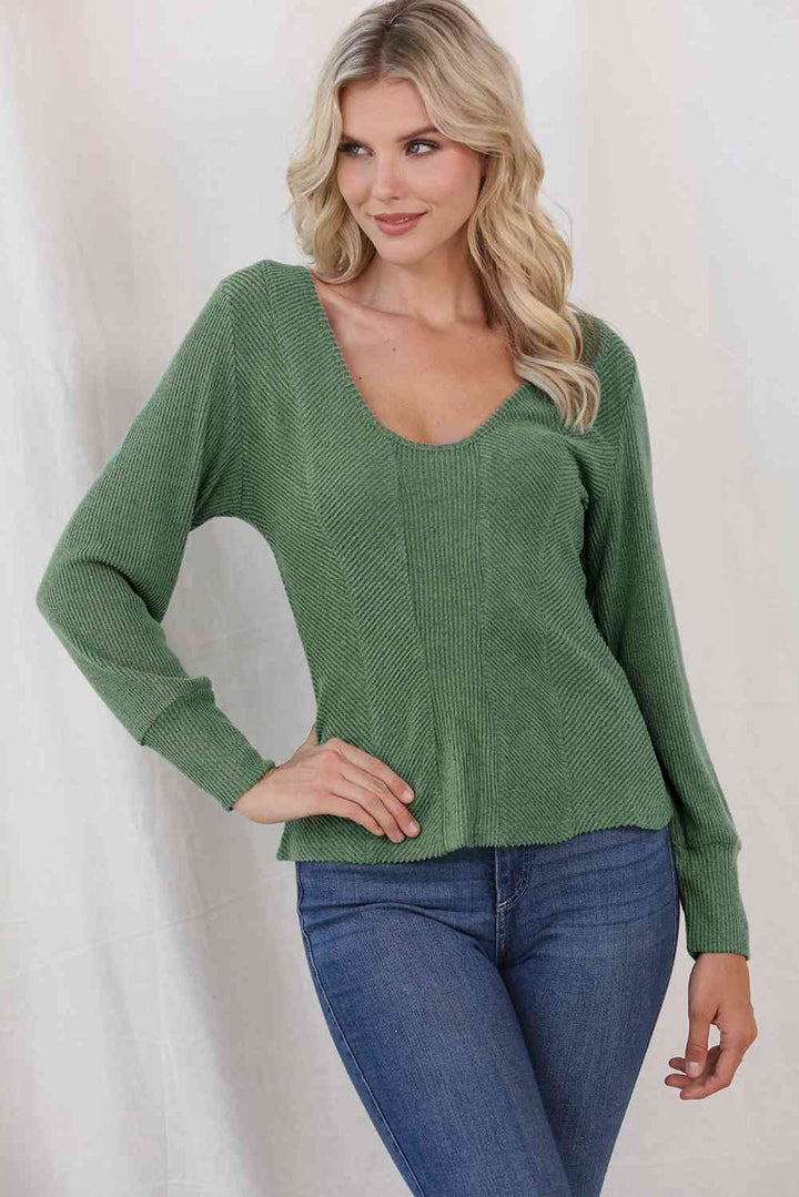 Stilla | Nakke Droppet Skulder Sweatshirt