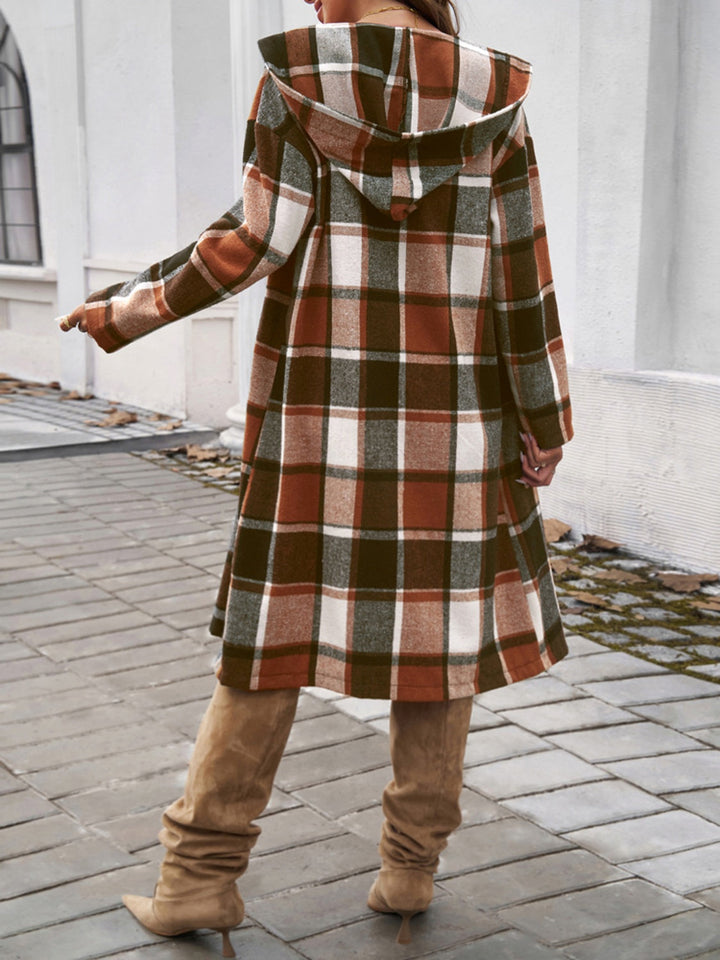 Stilla | Ternet Langærmet Hættetrøje Coat