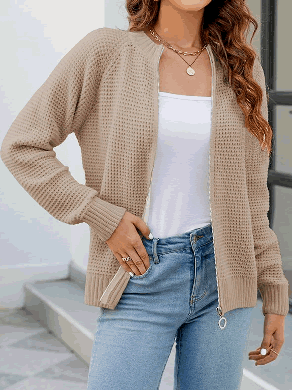 Stilla | Komfortabel lynlås cardigan