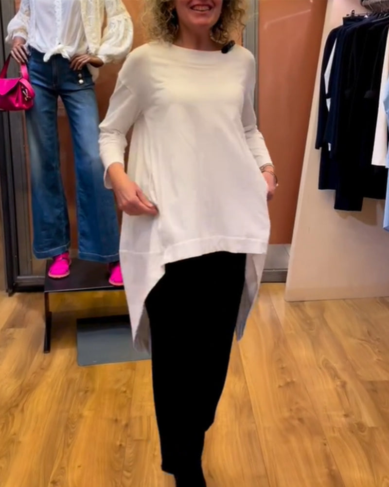 Stilla | Basic Top med Rundhalsudskæring