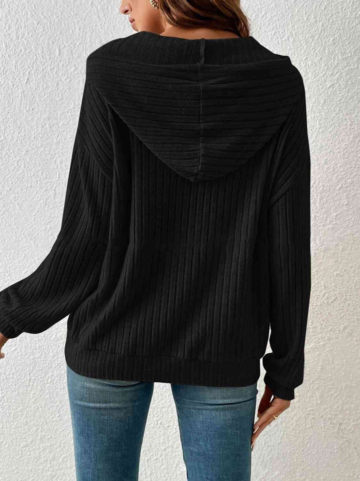 Stilla | Droppe Skulder Snøre Hoodie