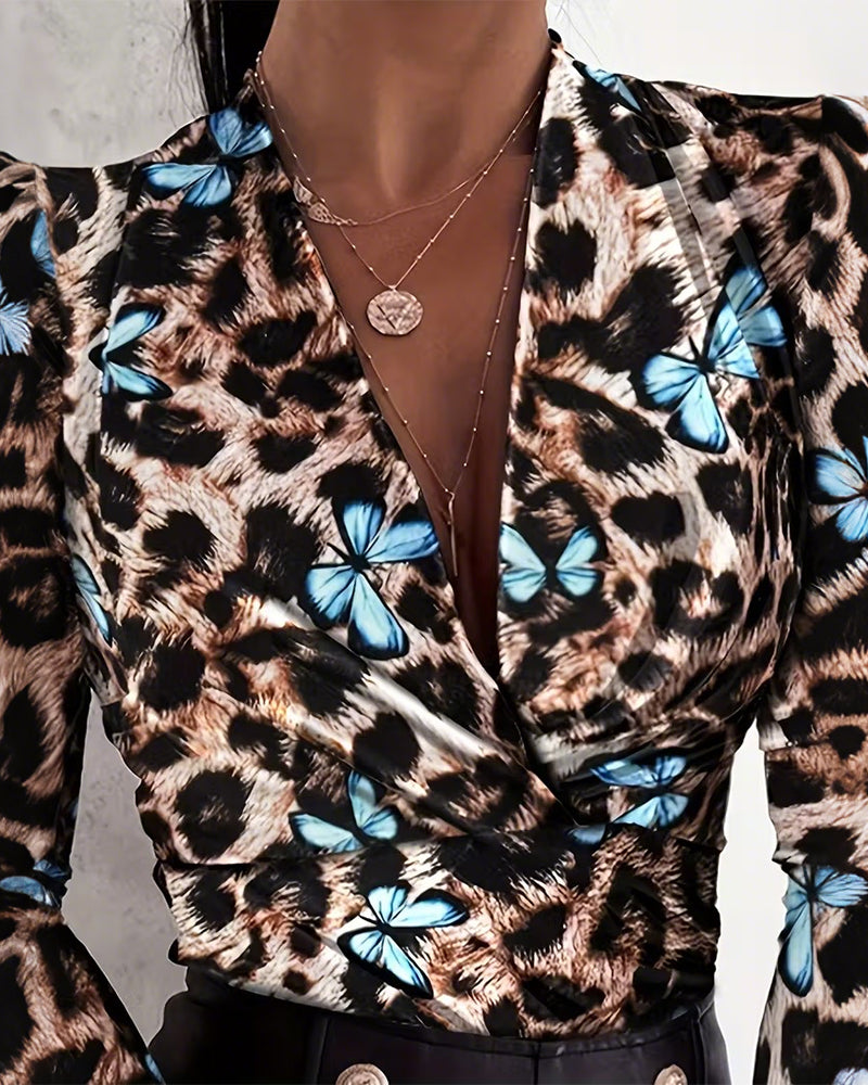 Stilla | Leopard Sommerfugleprint Trendy