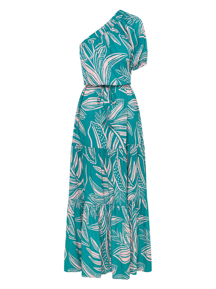 Stilla | One Shoulder Puff Sleeve Dress