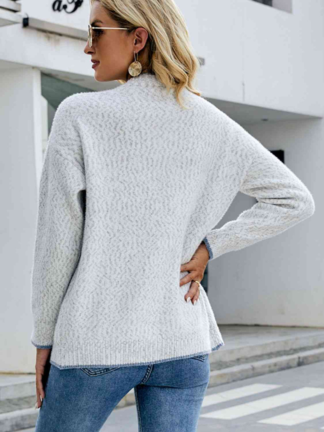Stilla | Down V-hals Cardigan Med Lommer