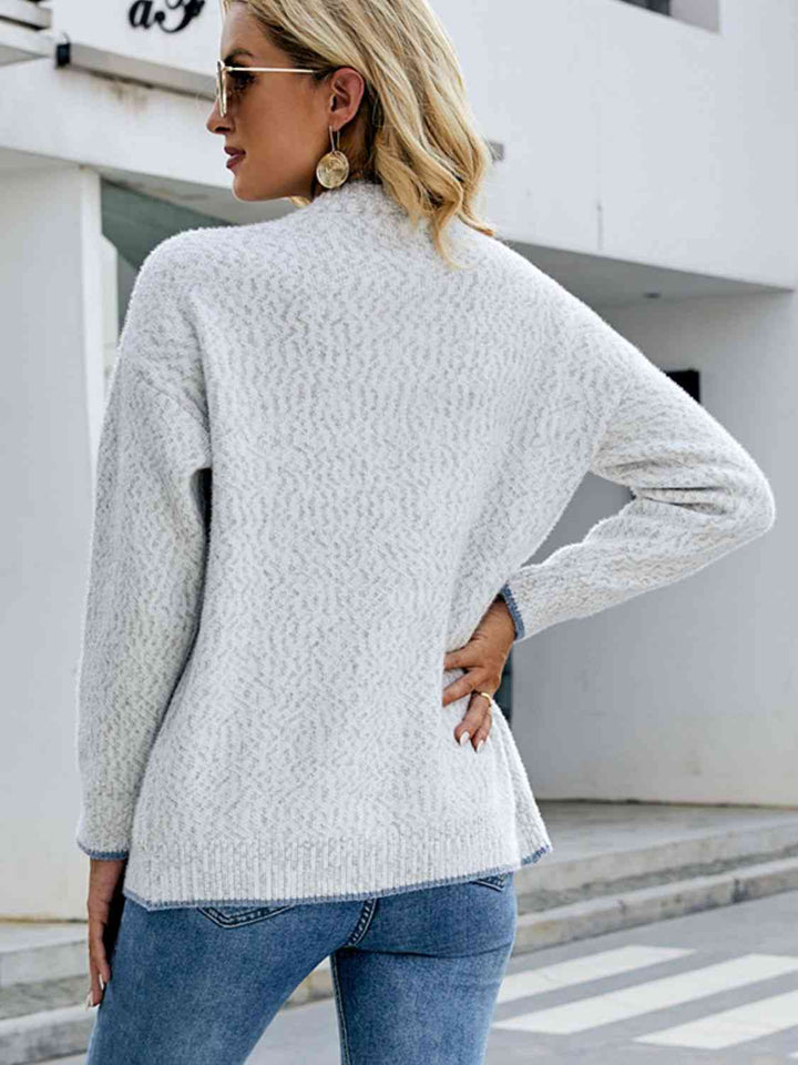Stilla | Down V-hals Cardigan Med Lommer