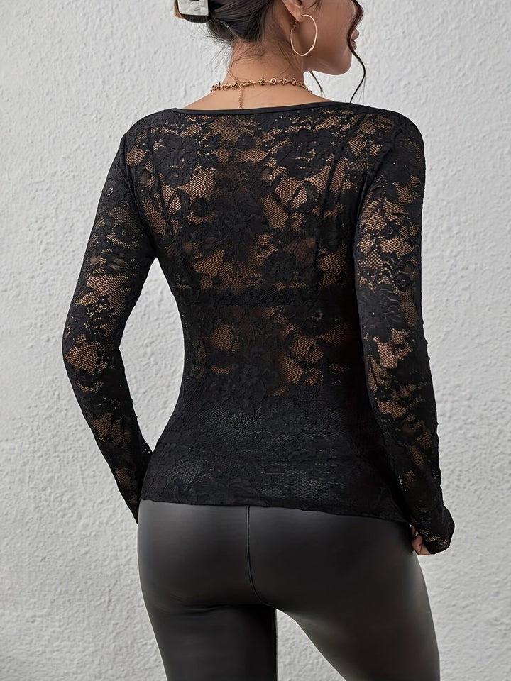Stilla | Elegant Bluse med lange ærmer og V-hals