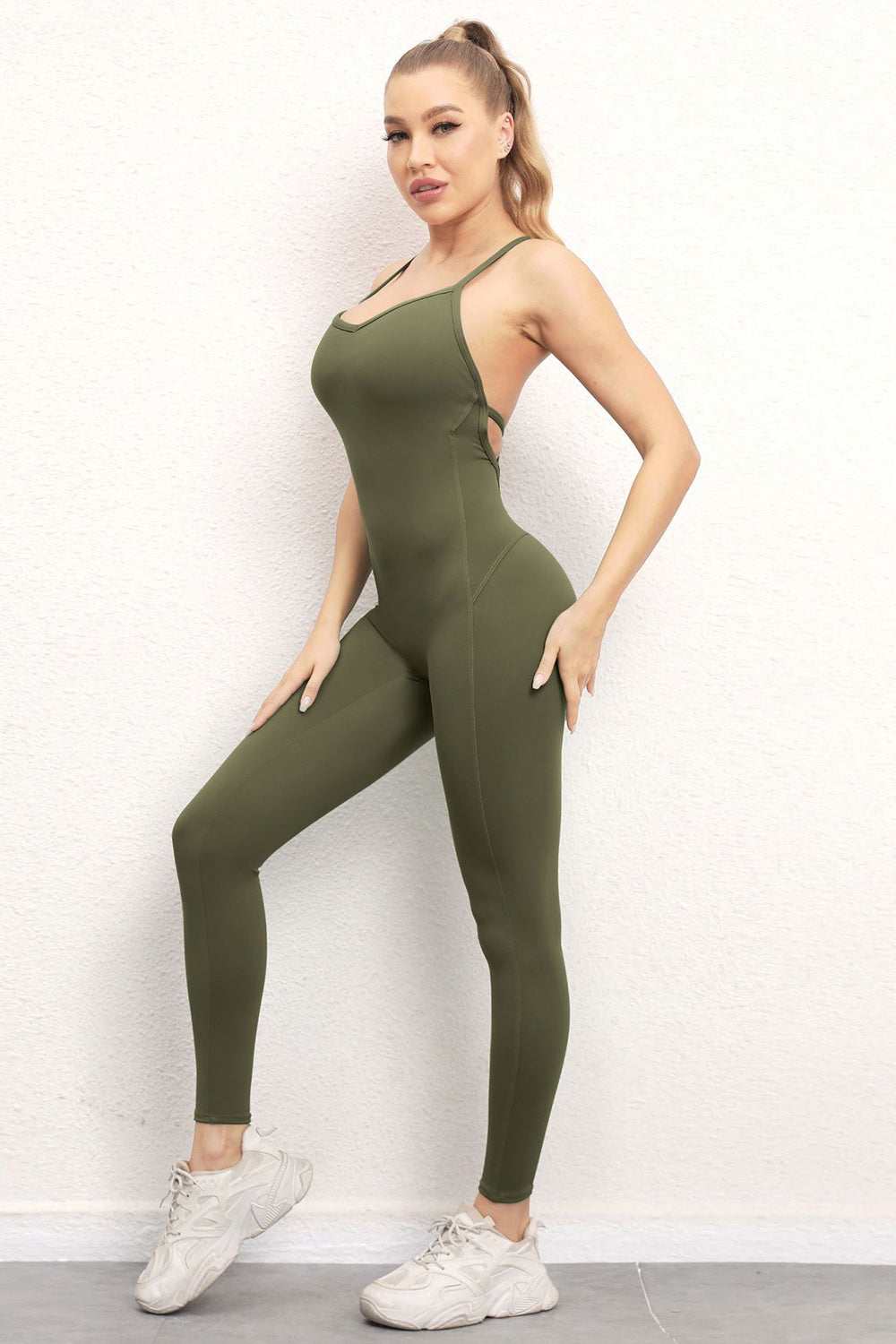 Stilla | Spaghetti Strop Aktiv Jumpsuit