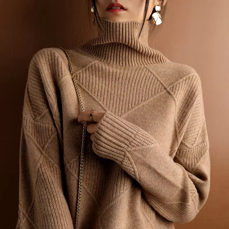 Stilla | Blød Cashmere Turtleneck Sweater